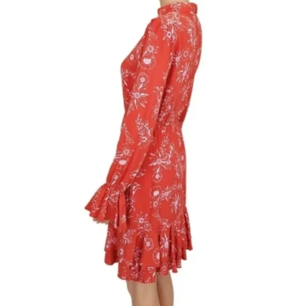 Lost In Lunar long sleeve floral print dress